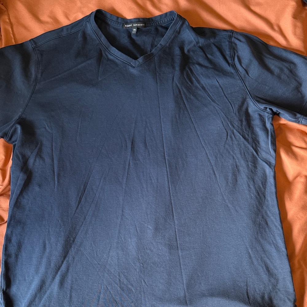 Robert Barakett Deep Blue V-Neck Tee
